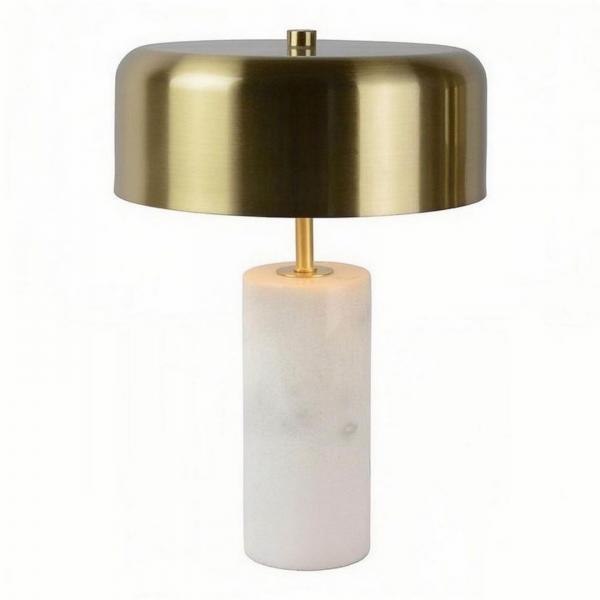 Mermer Ayaklı Metal Masa Lambası