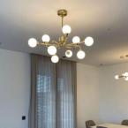 Glop Camlı Salon Avizesi