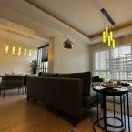 5'li Mermer Desenli Cam Sarkıt Aydınlatma