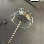 Üfleme Camlı Ledli Masa Lambası