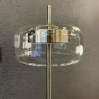 Üfleme Camlı Ledli Masa Lambası