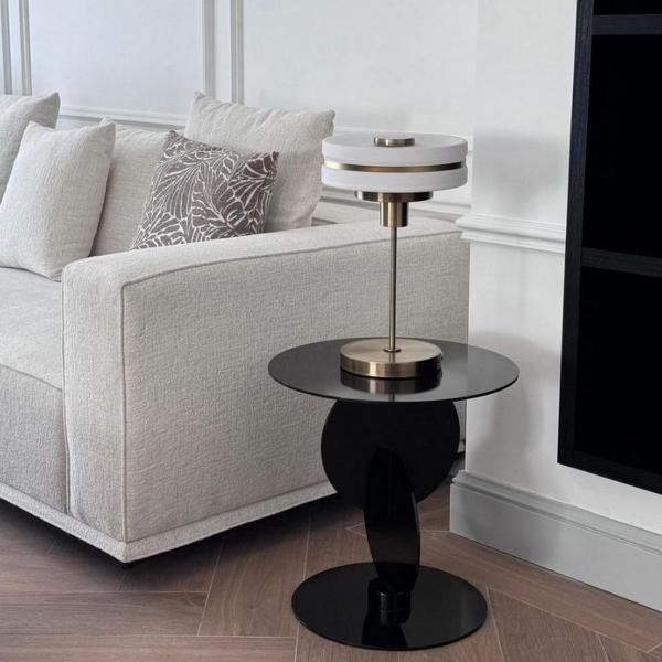 Üfleme Camlı Özel Masa Lambası