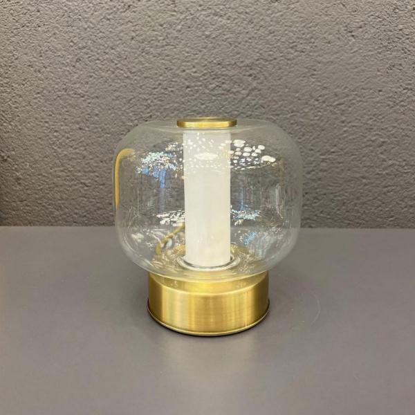 Pleksili Cam Masa Lambası