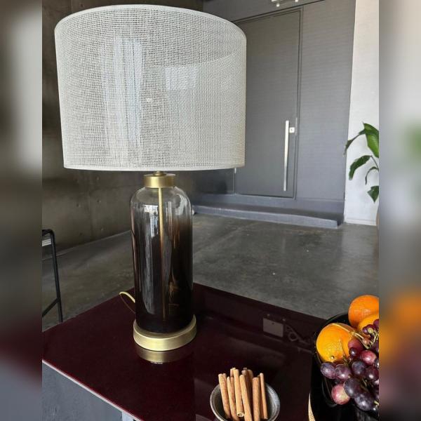 Degrade Camlı Masa Lambası