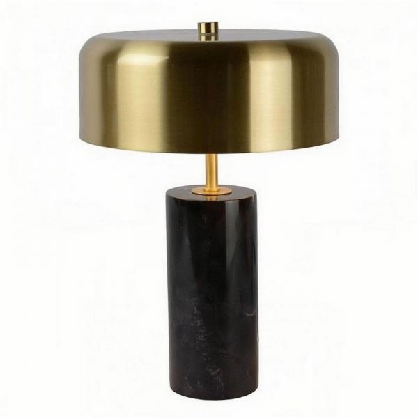 Mermer Ayaklı Metal Masa Lambası