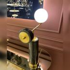 Glop Camlı Mermer Masa Lambası