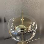 Üfleme Camlı Ledli Masa Lambası