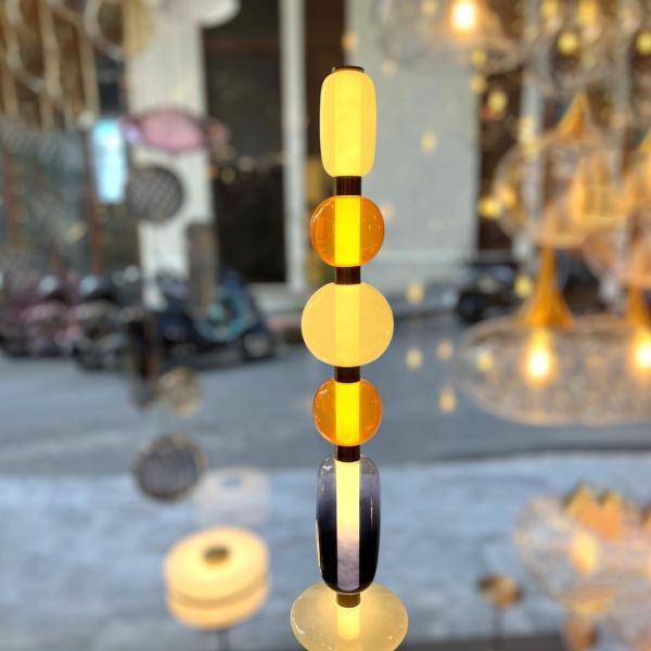 El Yapımı Üfleme Camlı Lambader