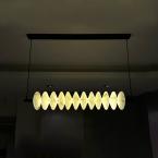 Ufo Camlı Yemek Masası Sarkıt Aydınlatma